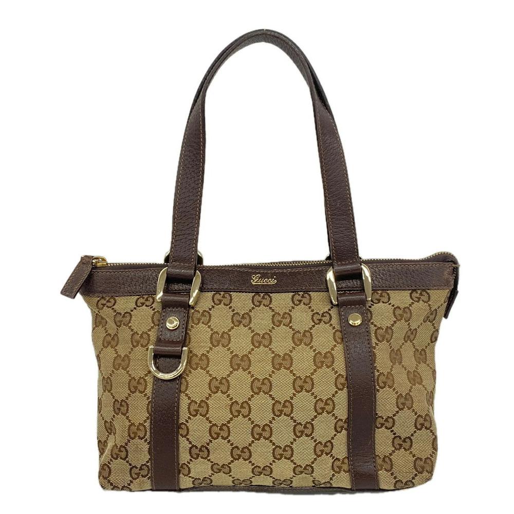 Gucci handbag, GG canvas, 141471, brown, women's.